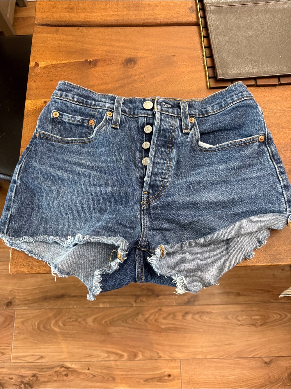 Levi's Dark Blue 501 Shorts